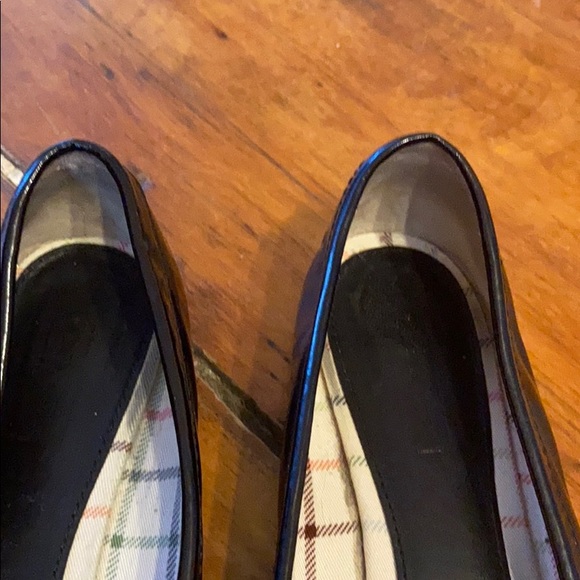 Coach Black Patent Leather Loafers. - Picture 4 of 8